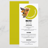 Moon Wolf, Halloween Party Menu (Voorkant / Achterkant)