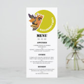 Moon Wolf, Halloween Party Menu (Staand voorkant)