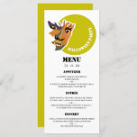 Moon Wolf, Halloween Party Menu<br><div class="desc">Moon Wolf Party Menus,  perfect voor iedereen die een moderne en stijlvolle Halloween viering plant.

Het klassieke wolvenontwerp kan gepersonaliseerd worden om aan uw speciale evenement te voldoen en zal de perfecte menukaart zijn voor elke moderne partij,  inclusief Halloween Party,  bachelor en bachelorette events,  verjaardagsfeestjes en nog veel meer.</div>