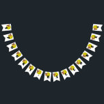 Moon Wolf, Halloween Vlaggetjes<br><div class="desc">Moon Wolf Party Bunting Flags,  perfect voor iedereen die een modern en stijlvol feest plant. Het klassieke wolvenontwerp kan worden gepersonaliseerd voor uw speciale evenement en zal de perfecte decoratie zijn voor elk modern themafeest,  inclusief; Halloween-feesten,  bachelor- en vrijgezellenevenementen,  verjaardagsfeestjes en nog veel,  veel meer.</div>