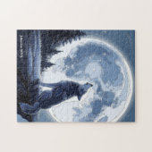 Moon Wolf Legpuzzel (Horizontaal)