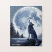 Moon Wolf Legpuzzel (Verticaal)