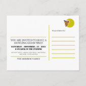 Moon Wolf, uitnodiging van de Halloween-partij (Achterkant)