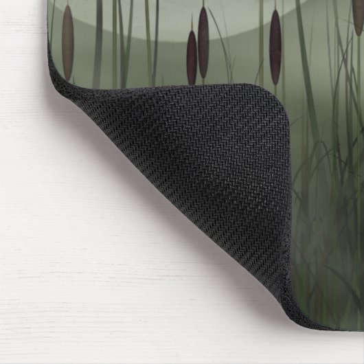 Moon Wolf - Wolf, Dieren Muismat (Hoek)