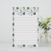 Moon Writing Paper | mystiek briefpapier (Staand voorkant)