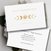 Moon Yoga  Reiki Wellness Visitenkarte Visitekaartje