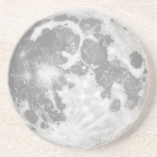 Moon Zandsteen Onderzetter (Voorkant)