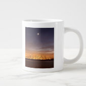 Moon zet San Francisco op hazy December Grote Koffiekop (Rechts)