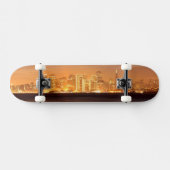 Moon zet San Francisco op hazy December Persoonlijk Skateboard (Horizontaal)