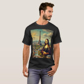 Moona Lisa in Parijs T-shirt (Voorkant volledig)