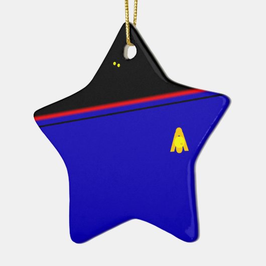 MoonBase Lounge Red Blue Star Ornament (Links)