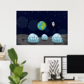 Moonbase Poster (Thuiskantoor)