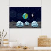 Moonbase Poster (Keuken)