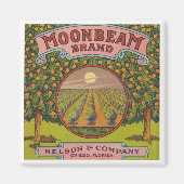 Moonbeam Brand |  citrusetiket Magneet (Voorkant)