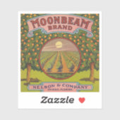 Moonbeam Brand |  citrusetiket Sticker (Vel)