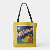Moonbeam Brand |  citrusetiket Tote Bag (Achterkant)