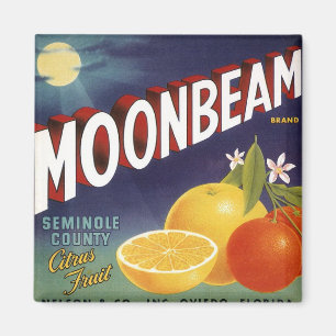 Moonbeam citruskrateletiket magneet
