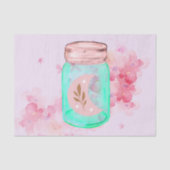 Moonbeam Mason Jar Decoupage Tissuepapier (Voorkant)