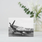 "Moonbeam McSwine" P51 Mustan, USAAF WW2 Briefkaart (Staand voorkant)