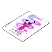Moonbeam Pug: Spiraal Notebook Notitieboek (Linkerzijde)