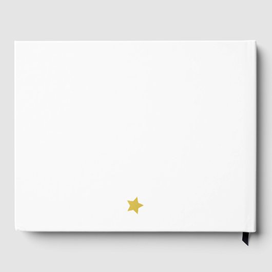 Moonbeams and baby dreams Foil Guestbook Gastenboek (Achterkant)