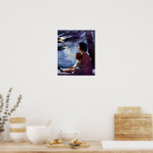 "Moonbeams" van Jessie Willcox Smith - Afdrukken Poster (Keuken)