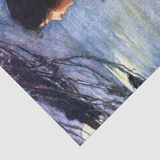 "Moonbeams" van Jessie Willcox Smith Tissuepapier (Detail)