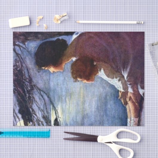 "Moonbeams" van Jessie Willcox Smith Tissuepapier (Craft)