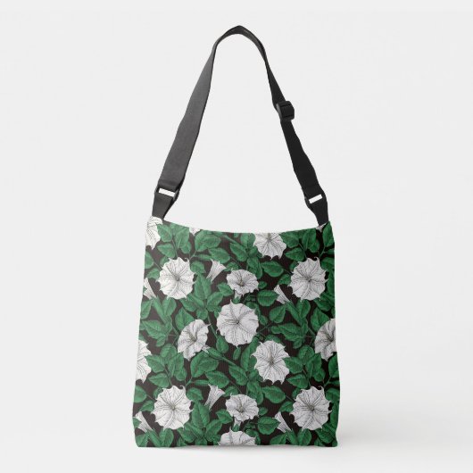 Moonbloemen 2 crossbody tas (Voorkant)