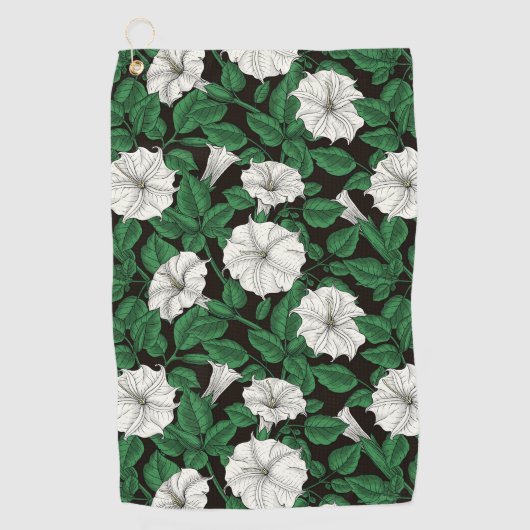 Moonbloemen 2 golfhanddoek (Voorkant)