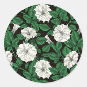Moonbloemen 2 ronde sticker (Voorkant)