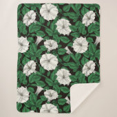 Moonbloemen 2 sherpa deken (Voorkant)