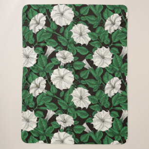 Moonbloemen 2 sherpa deken