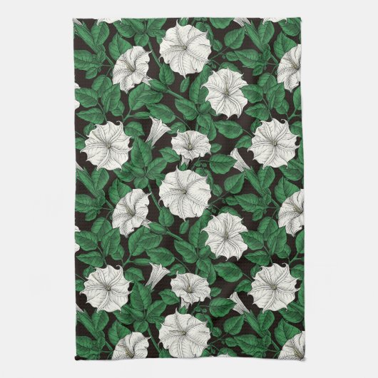 Moonbloemen 2 theedoek (Verticaal)