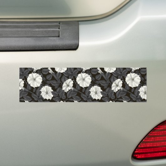 Moonbloemen Bumpersticker (Op auto)