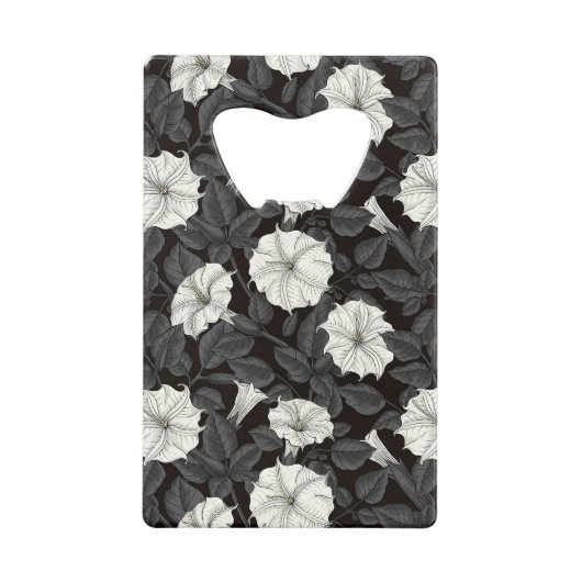 Moonbloemen Credit Kaart Bottle Open Creditkaart Flessenopener (Voorkant)