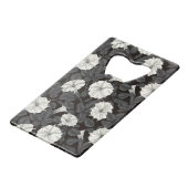 Moonbloemen Credit Kaart Bottle Open Creditkaart Flessenopener (Voorkant Gekanteld)