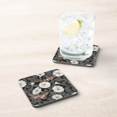 Moonbloemen en spinxmoden 2 bier onderzetter (Rechterzijde)