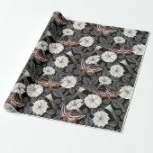 Moonbloemen en spinxmoden 2 cadeaupapier (Uitgerold)