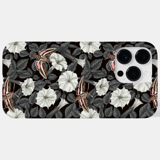 Moonbloemen en spinxmoden 2 Case-Mate iPhone case (Achterkant (horizontaal))