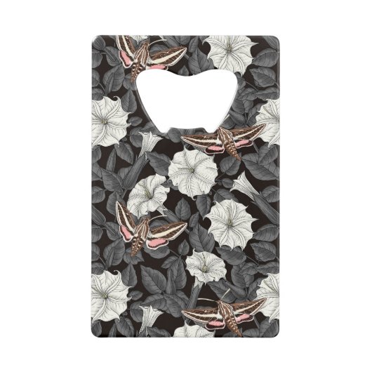 Moonbloemen en spinxmoden 2 creditkaart flessenopener (Voorkant)