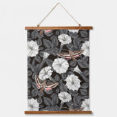 Moonbloemen en spinxmoden 2 hangend wandkleed (Voorkant)