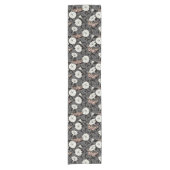 Moonbloemen en spinxmoden 2 korte tafelloper (Voorkant)