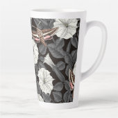 Moonbloemen en spinxmoden 2 latte mok (Rechts)