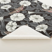 Moonbloemen en spinxmoden 2 sherpa deken (3/4)
