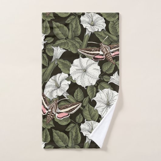 Moonbloemen en spionagemaanden bad handdoek (Handdoek)