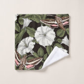 Moonbloemen en spionagemaanden bad handdoek (Wasdoekje)