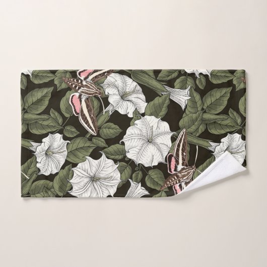 Moonbloemen en spionagemaanden bad handdoek (Handdoek)