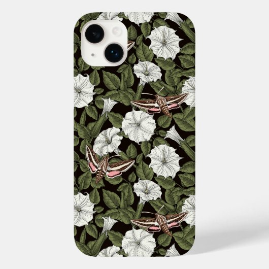 Moonbloemen en spionagemaanden Case-Mate iPhone case (Achterkant)