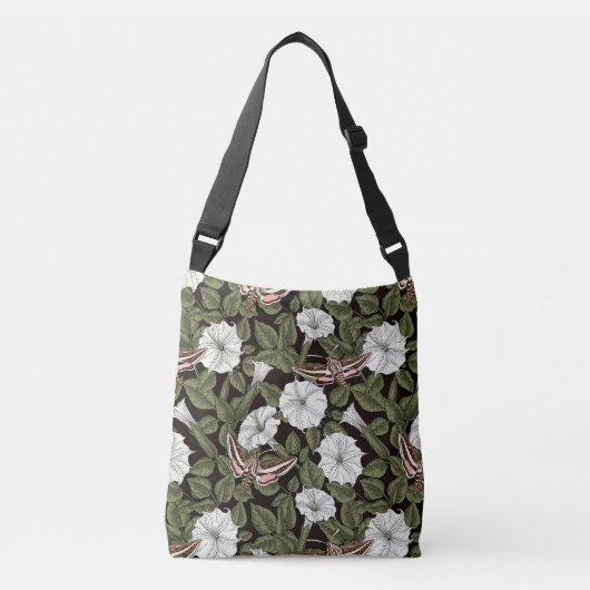 Moonbloemen en spionagemaanden crossbody tas (Voorkant)